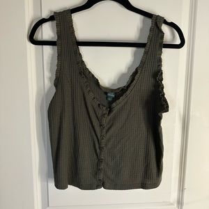 Green tank top- Wild Fable